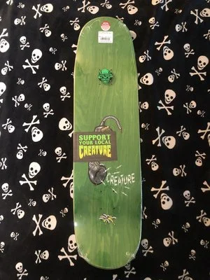 CREATURE~ HITZ LAST CALL SKATEBOAD DECK — DEATHGEAR PRODUCTS